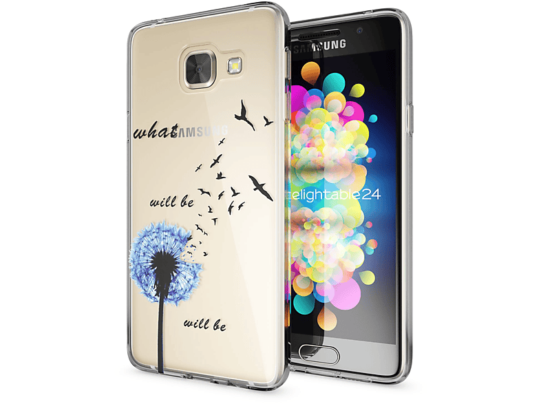 NALIA Motiv A3 Mehrfarbig Backcover, Samsung, Hülle, Galaxy Silikon (2016)