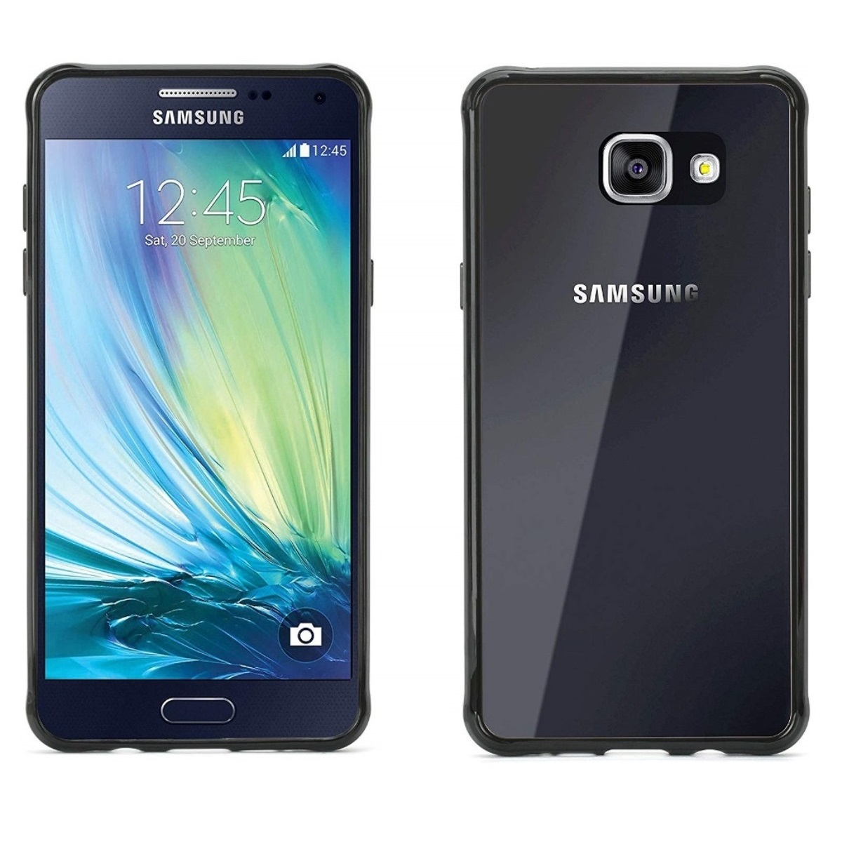 GRIFFIN Back Case Reveal, Backcover, Schwarz Galaxy Klar Samsung, A5