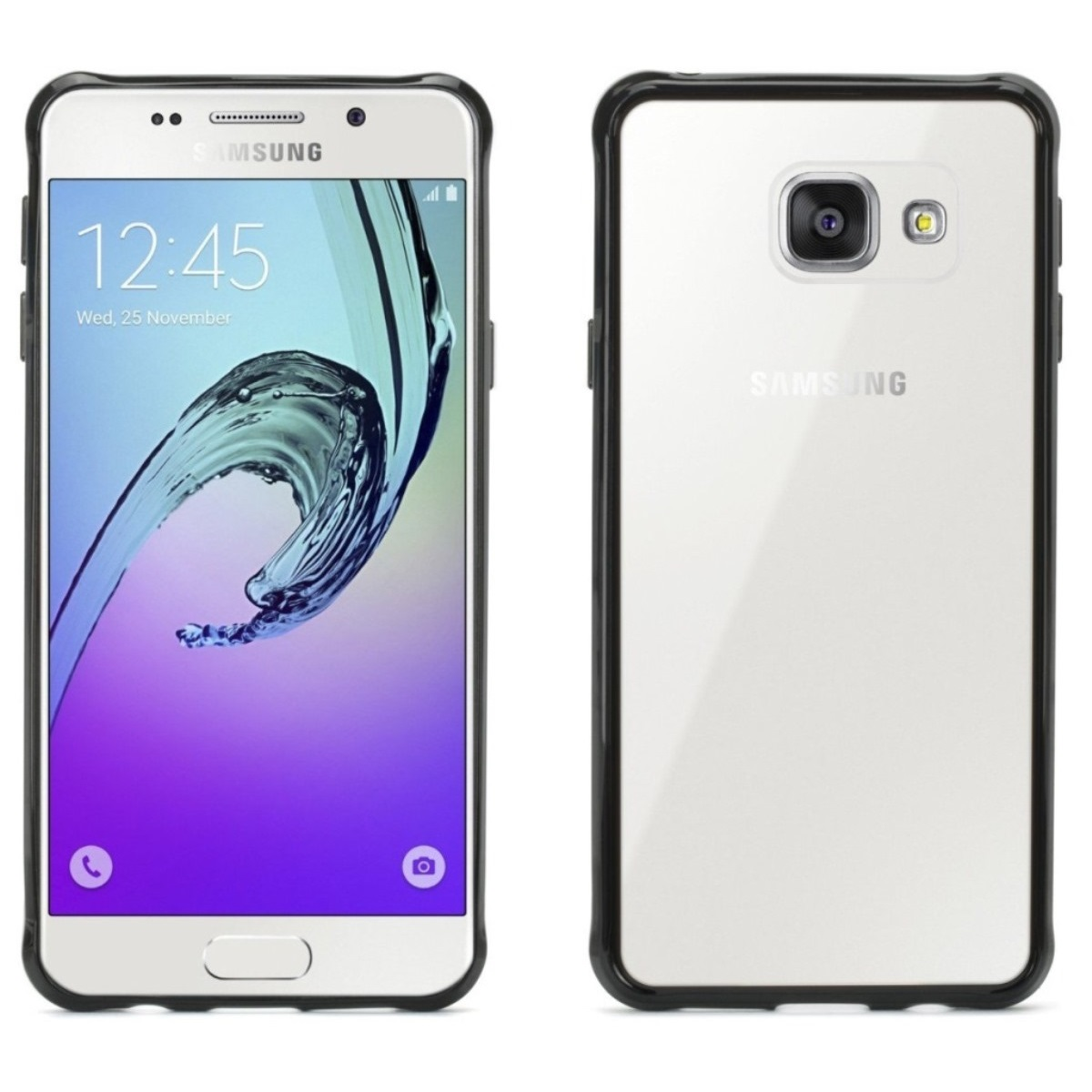 GRIFFIN Back Case Galaxy Backcover, Samsung, Schwarz Reveal, A3