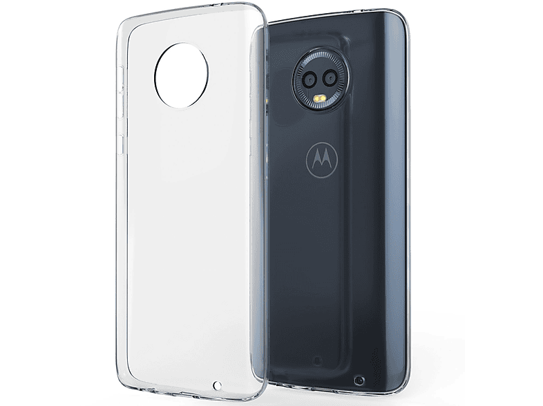 Transparente Silikon G6 Motorola, Moto Backcover, Transparent NALIA Hülle, Plus, Klar