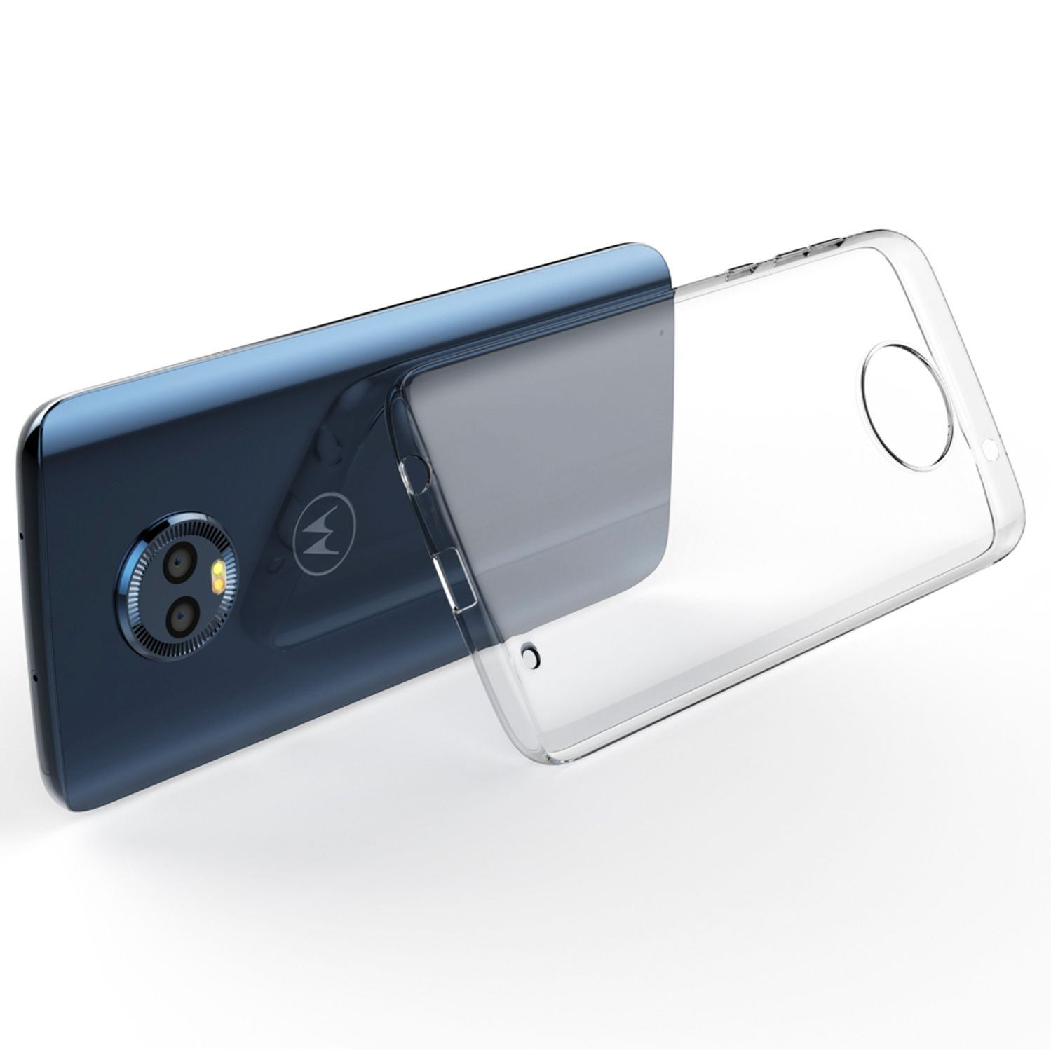 Transparente Hülle, Klar G6 Motorola, NALIA Silikon Transparent Backcover, Moto Plus,