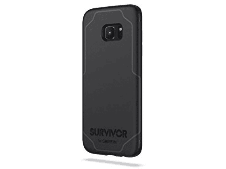 GRIFFIN Survivor Journey Slim Edge, Galaxy Backcover, Samsung, Rugged, S7 Schwarz