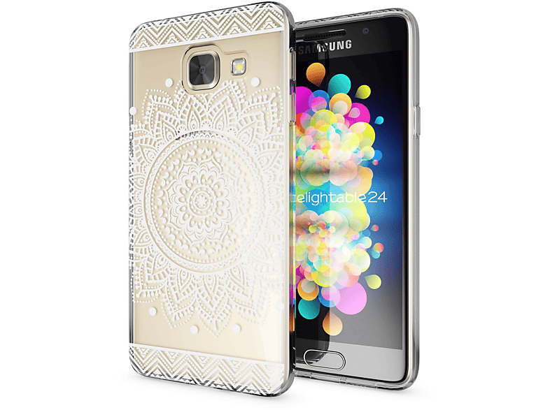 Hülle, A3 Motiv Silikon Mehrfarbig NALIA Galaxy Samsung, (2016), Backcover,