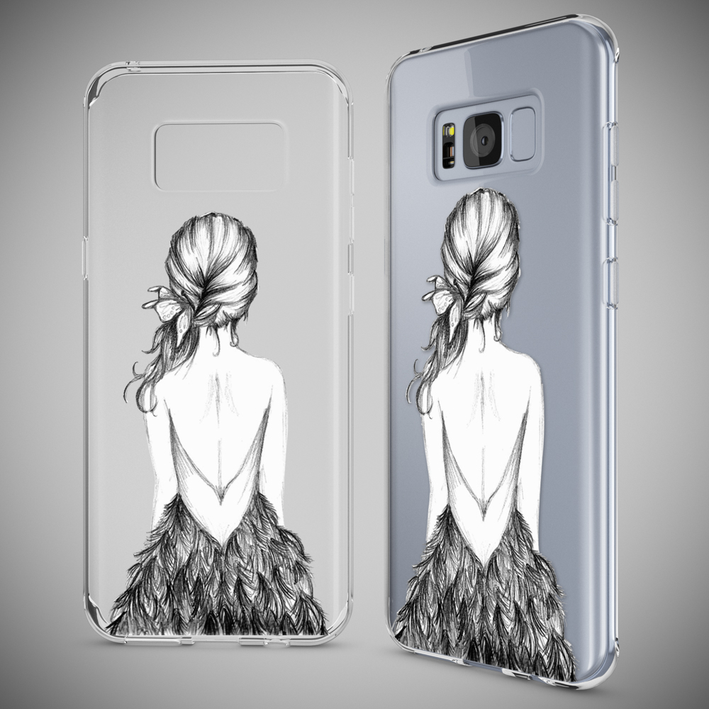 Plus, Samsung, Galaxy Backcover, S8 Motiv Hülle, NALIA Mehrfarbig Silikon