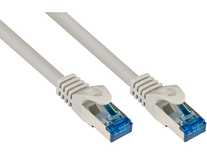 GOOD CONNECTIONS SmartFLEX, S/FTP, PiMF, halogenfrei (LSZH), 500MHz, CU, grau, Netzwerkkabel, 50 cm