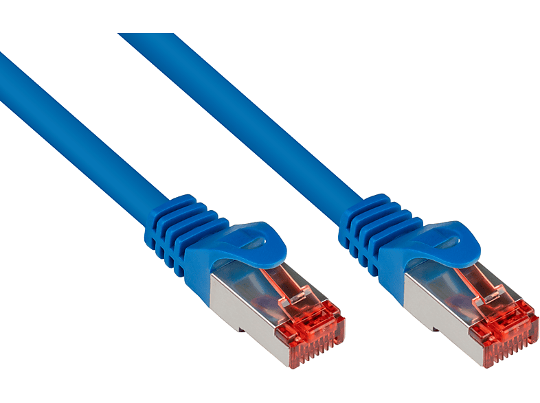 KABELMEISTER S/FTP, PiMF, PVC, 250MHz, blau, Netzwerkkabel, 25 cm