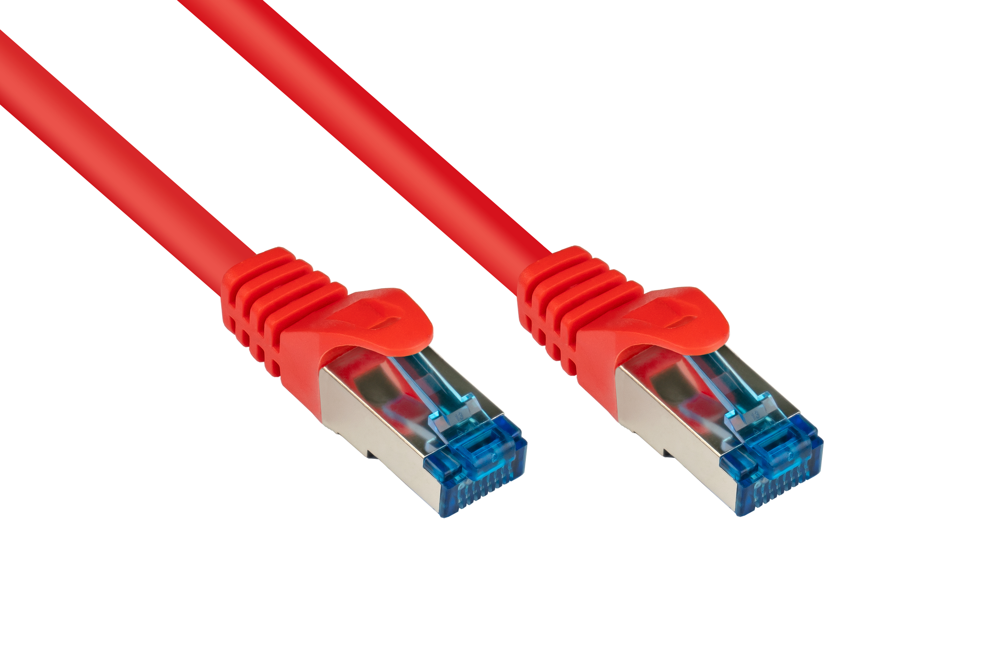 CONNECTIONS S/FTP, 500MHz, PiMF, rot, Netzwerkkabel, halogenfrei, 3 m GOOD