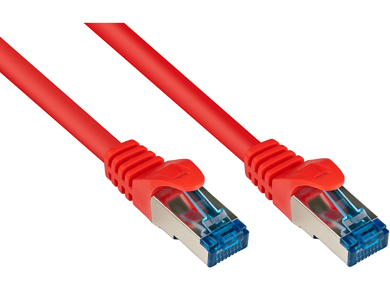 KABELMEISTER S/FTP, PiMF, halogenfrei, 500MHz, rot, Netzwerkkabel, 7,5 m