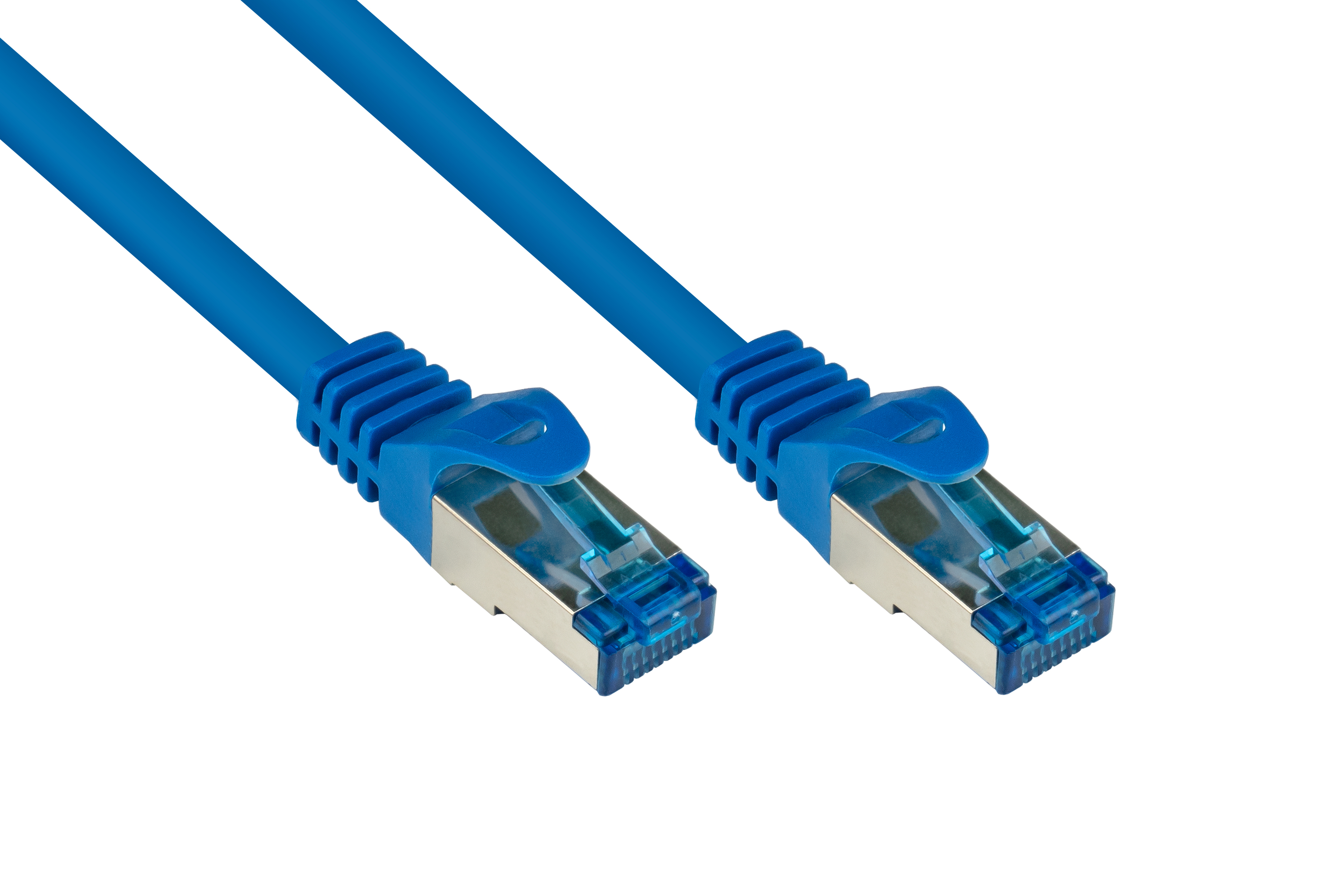 KABELMEISTER S/FTP, PiMF, halogenfrei, 500MHz, Netzwerkkabel, blau, cm 50