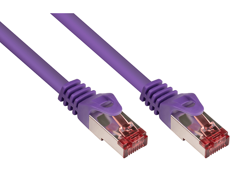GOOD CONNECTIONS S/FTP, PiMF, PVC, 250MHz, violett, Netzwerkkabel, 7,5 m