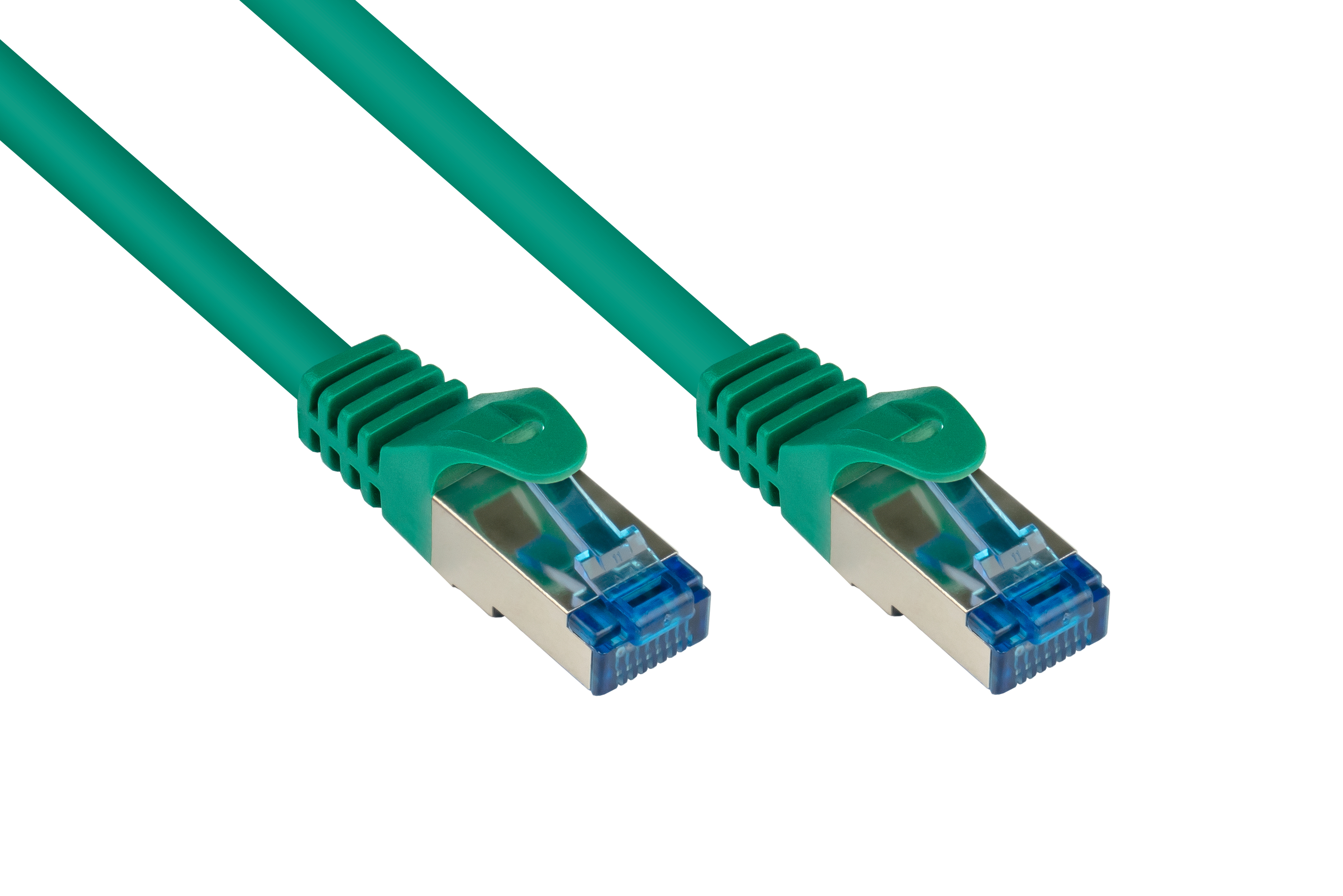 Netzwerkkabel, PiMF, halogenfrei, grün, S/FTP, 500MHz, m 1 KABELMEISTER