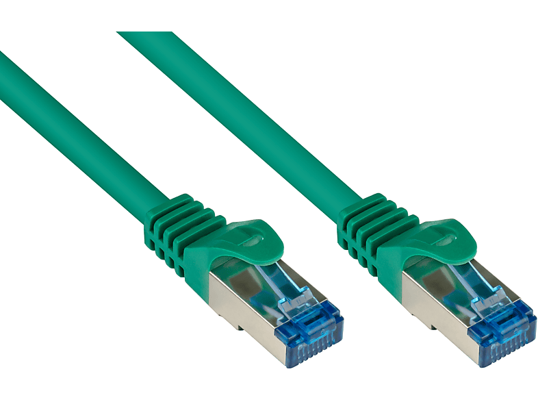 GOOD CONNECTIONS S/FTP, PiMF, halogenfrei, 500MHz, grün, Netzwerkkabel, 1 m