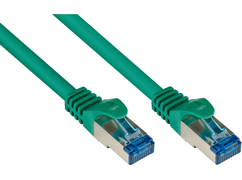 KABELMEISTER S/FTP, PiMF, halogenfrei, 500MHz, grün, Netzwerkkabel, 2 m