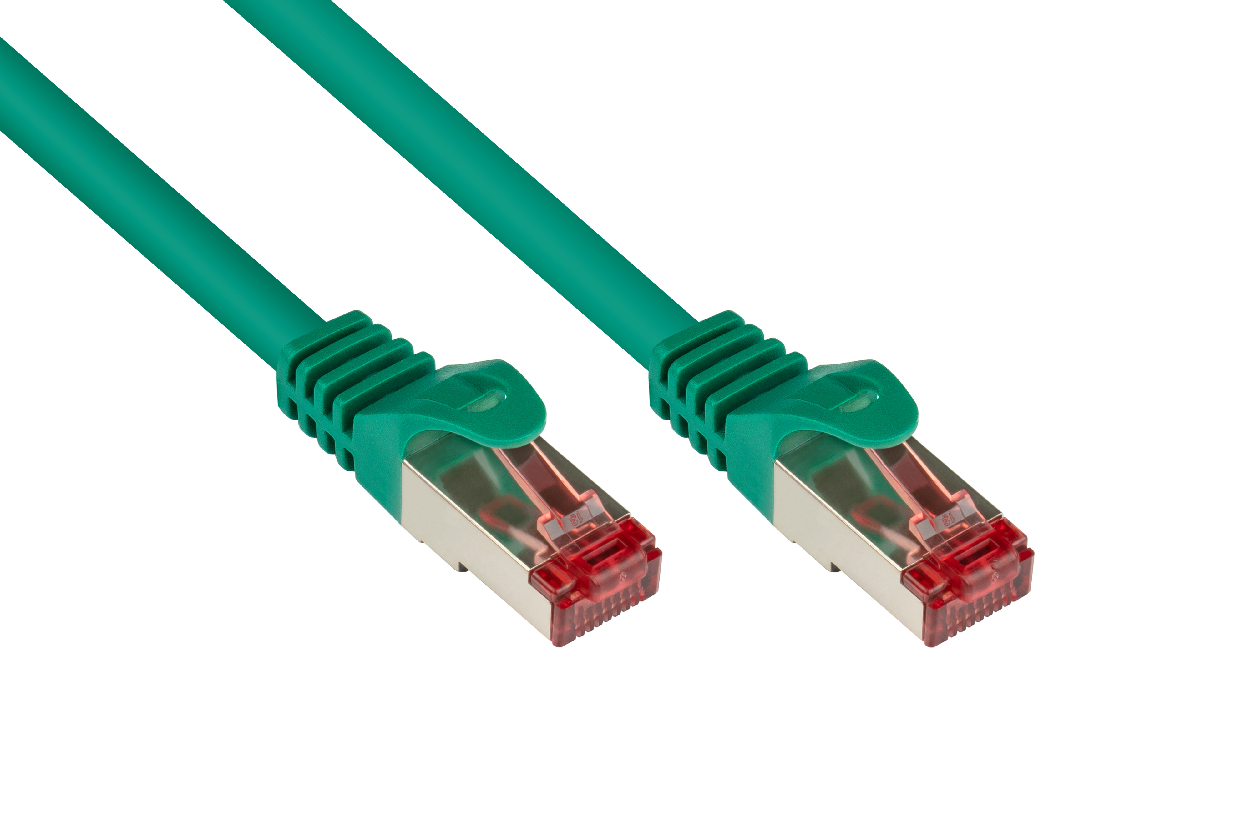 Netzwerkkabel, grün, PiMF, 250MHz, CONNECTIONS m PVC, GOOD S/FTP, 2