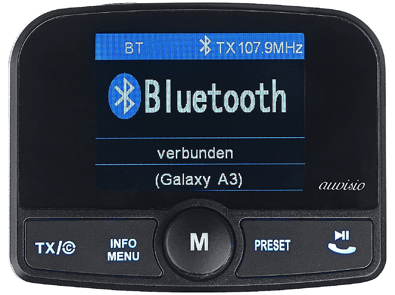 AUVISIO FMX640.dab FM Bluetooth Transmitter SATURN