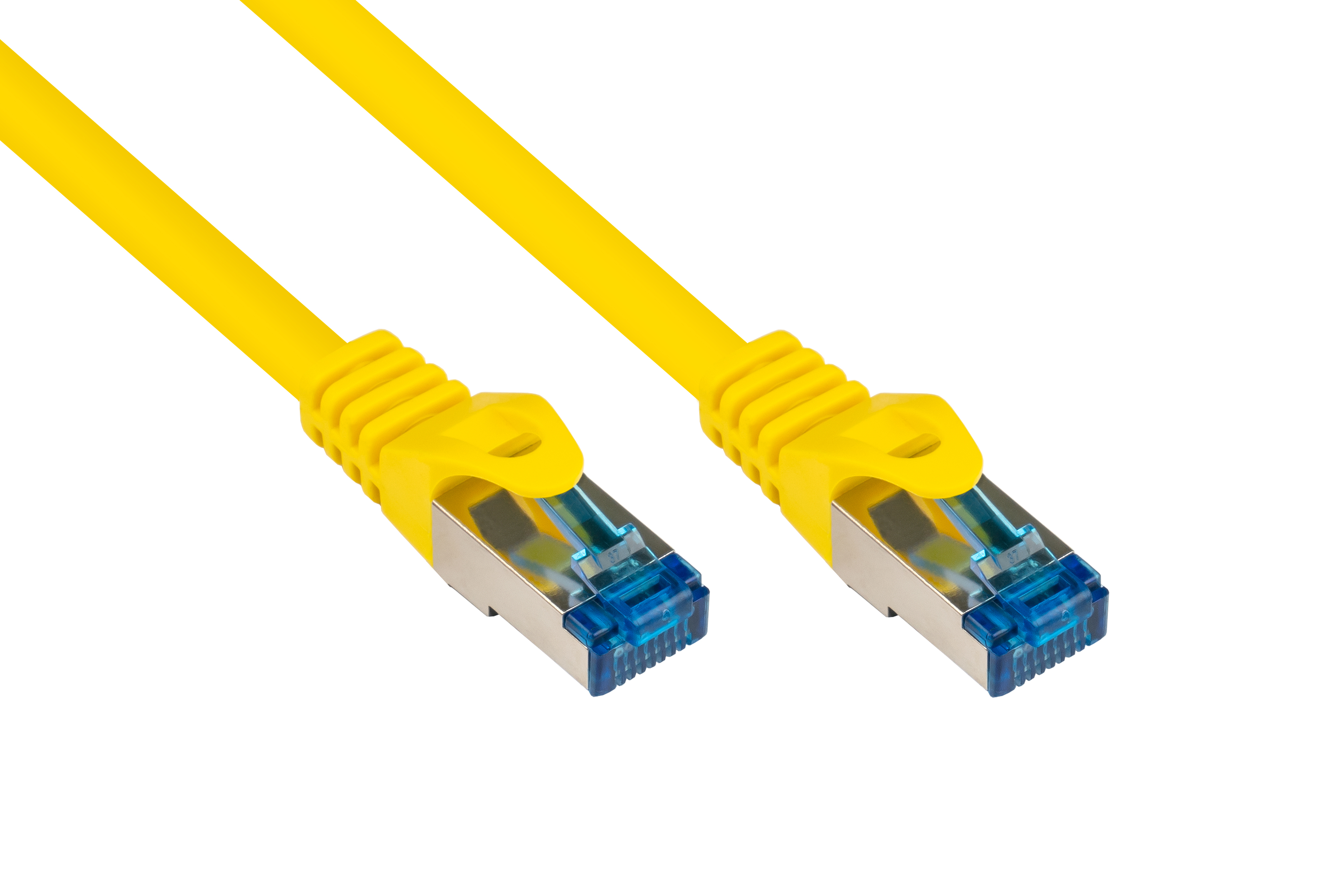 KABELMEISTER S/FTP, PiMF, gelb, 15 m Netzwerkkabel, 500MHz, halogenfrei