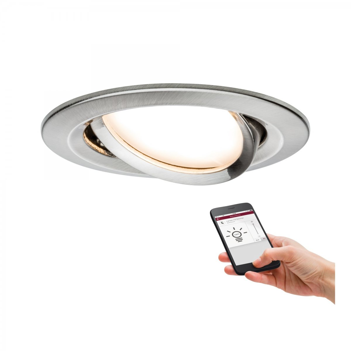 Nova LICHT PAULMANN Home Smart Warmweiß Zigbee Plus Einbauleuchte LED