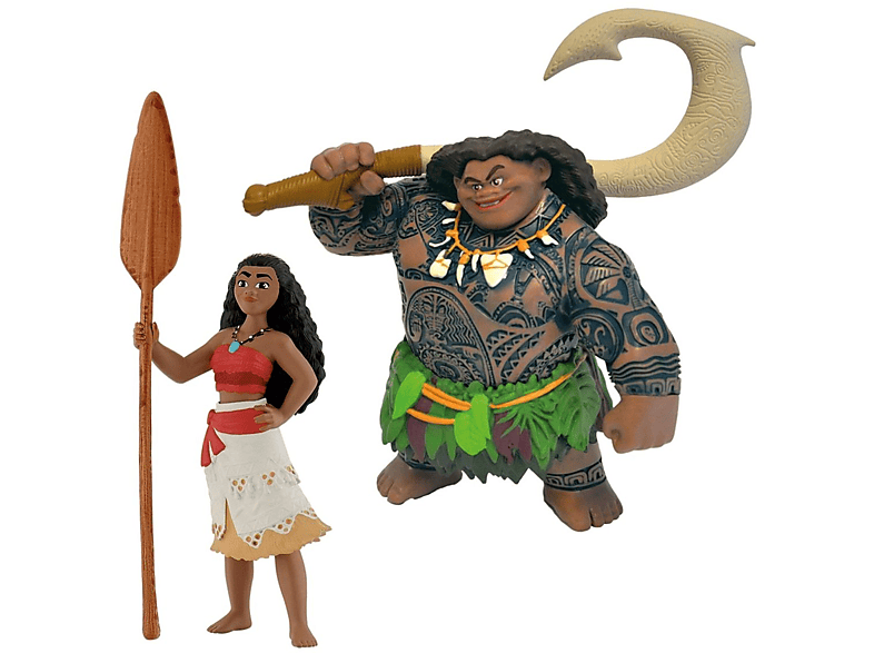 Spielfiguren BULLYLAND Moana Set Maui & Vaiana Figur