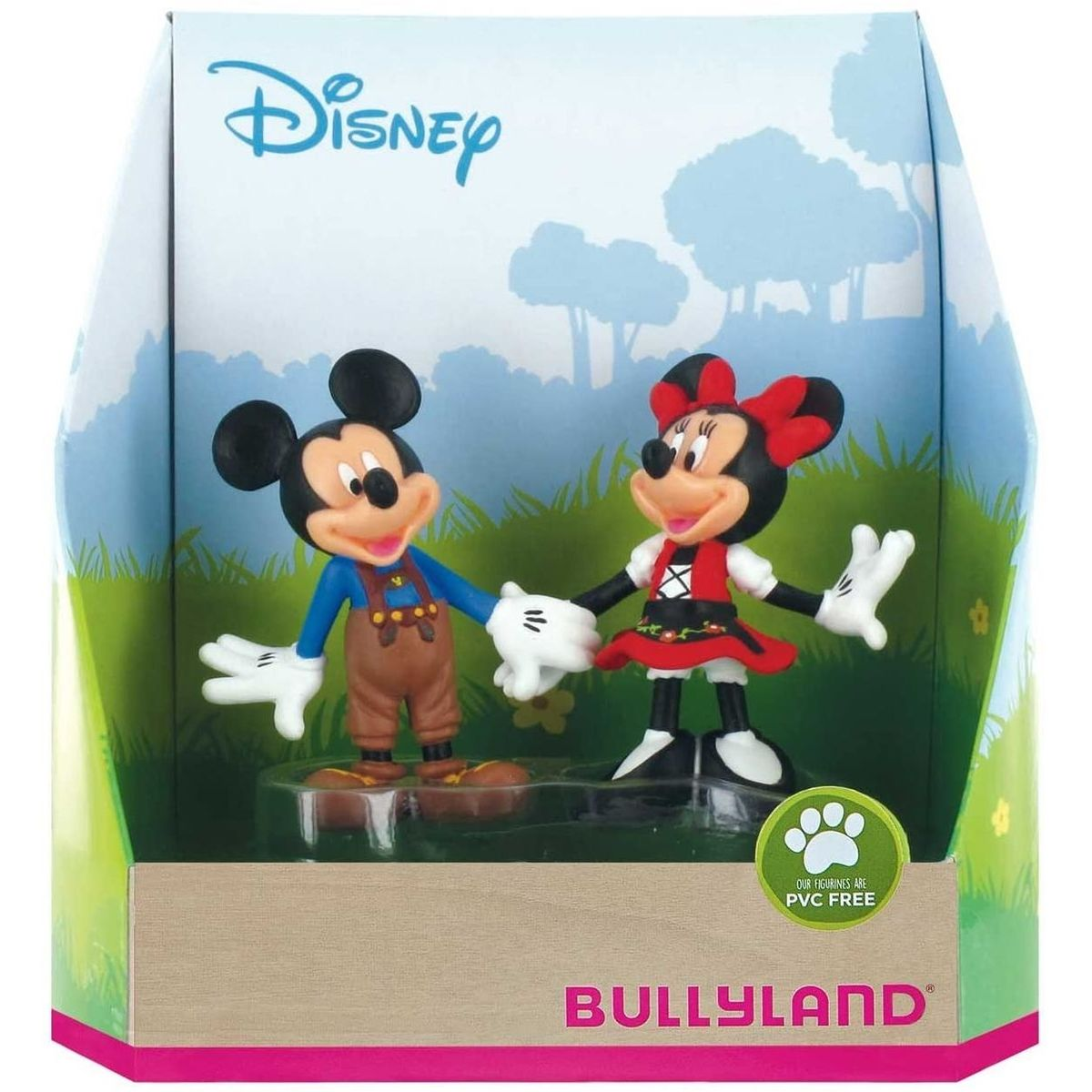 Minnie Figuren Mickey Dirndl Lederhose & BULLYLAND Figur Set & Mouse