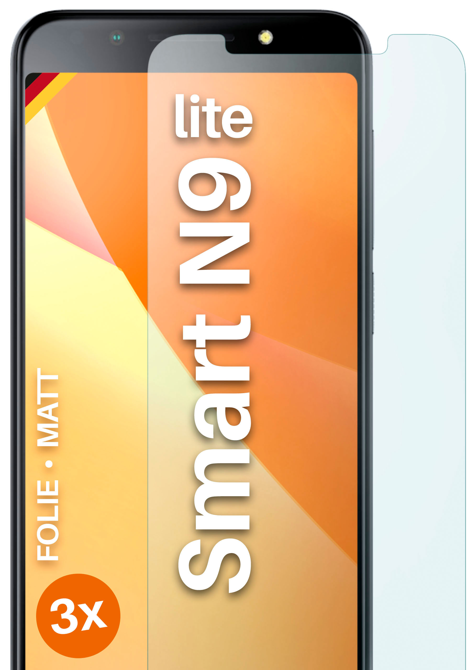 Lite) Smart Vodafone 3x Schutzfolie, matt Displayschutz(für N9 MOEX