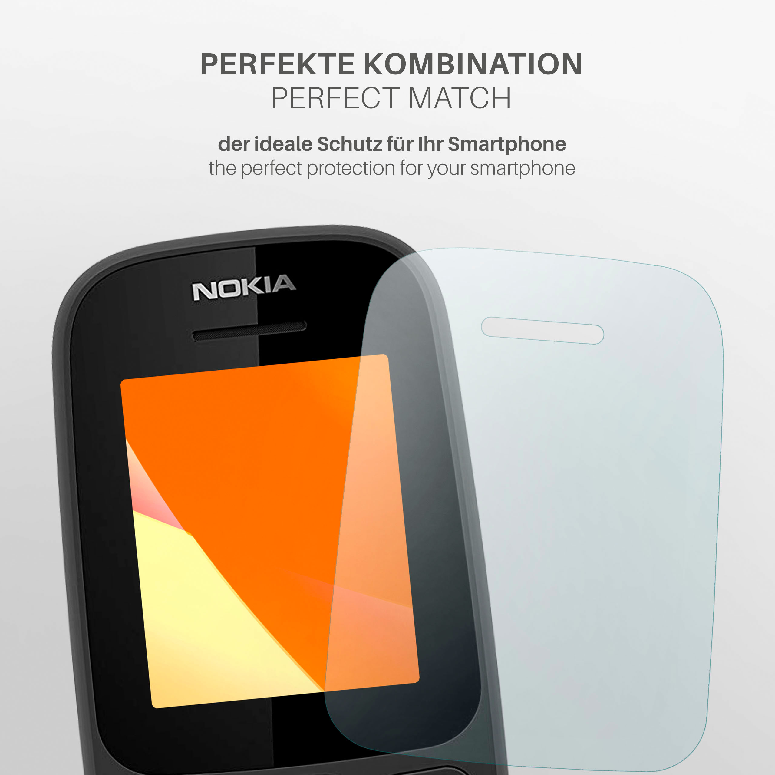 MOEX 3x Schutzfolie, matt Displayschutz(für (2017)) 105 Nokia