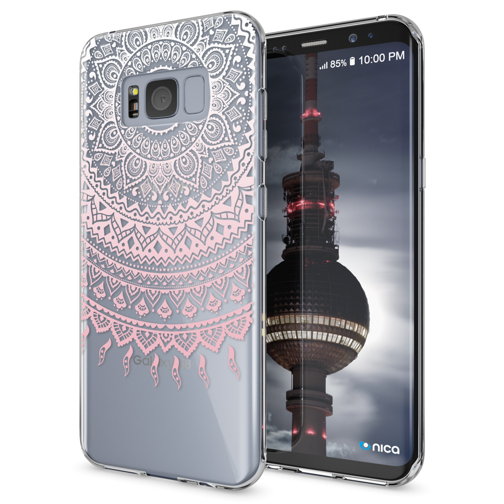 Mehrfarbig Plus, NALIA Hülle, Motiv Galaxy Silikon Backcover, S8 Samsung,