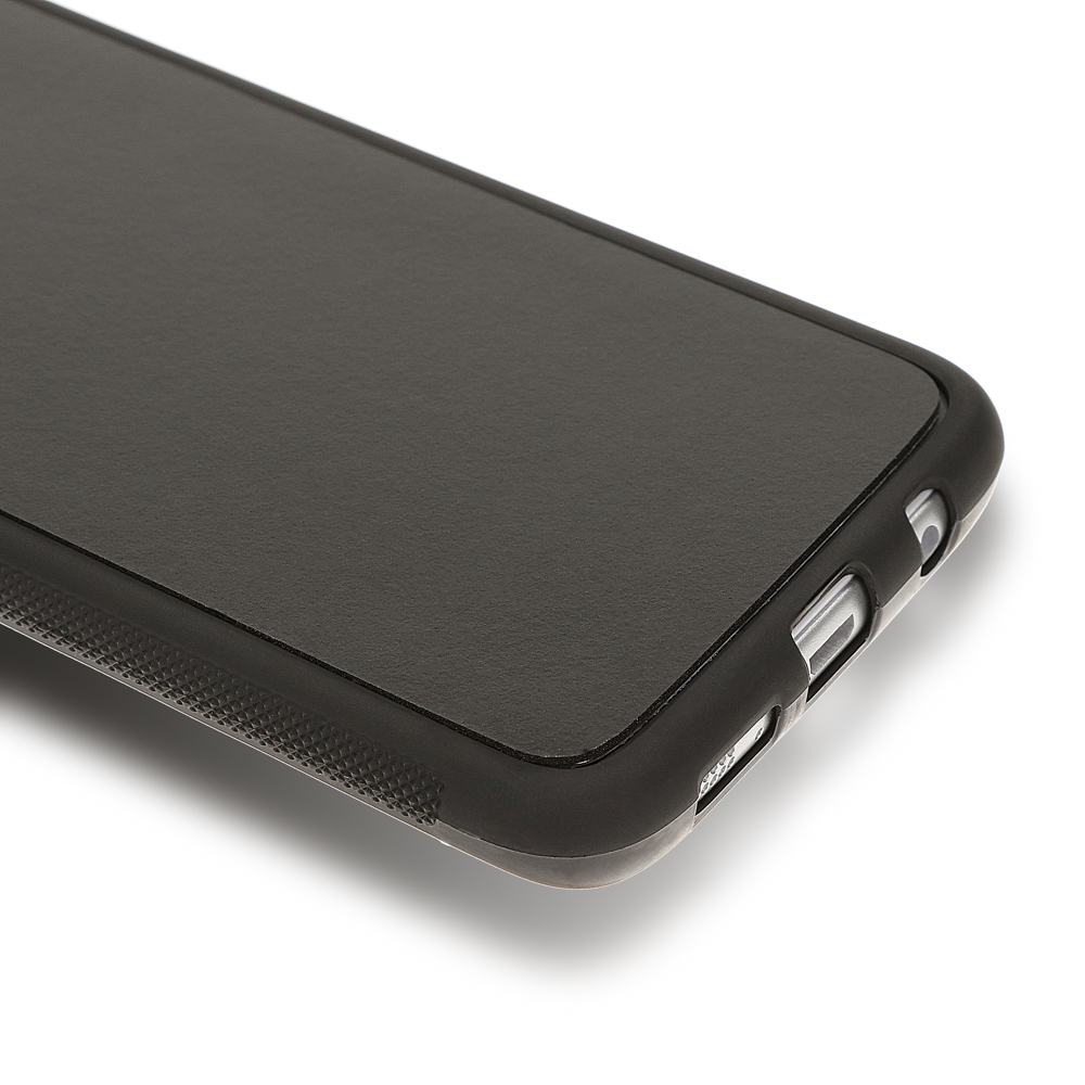 Selbstklebende Schwarz Hülle, NALIA Galaxy S7 Backcover, Edge, Samsung,