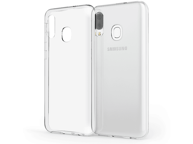 NALIA Klar Hülle, Silikon Transparent Samsung, Galaxy Transparente Backcover, A20e