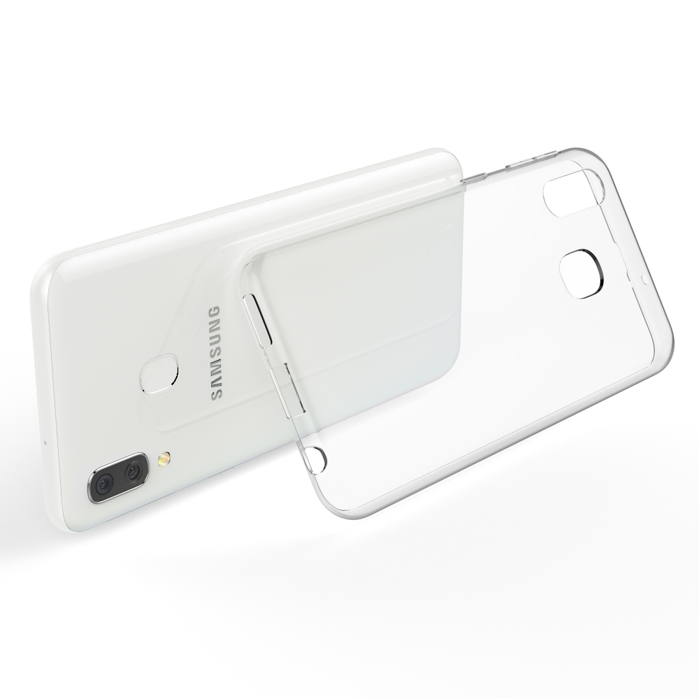 NALIA Klar Transparente Silikon Galaxy A20e, Samsung, Transparent Backcover, Hülle