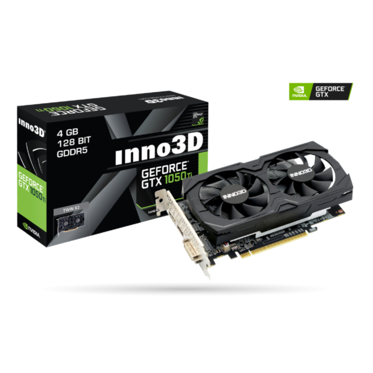 INNO3D GeForce GTX 1050 Ti Grafikkarte) (NVIDIA, X2