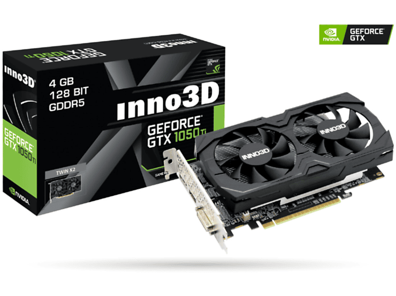 INNO3D GeForce GTX 1050 Ti X2 (NVIDIA, Grafikkarte)