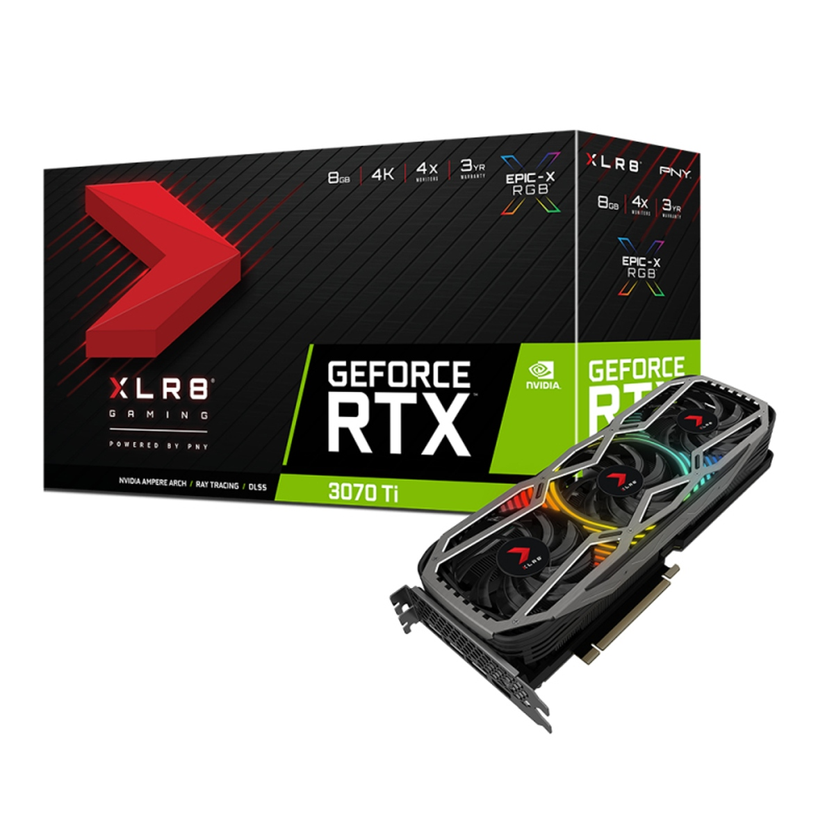 PNY GeForce® RTX 3070 TI (NVIDIA, Grafikkarte)