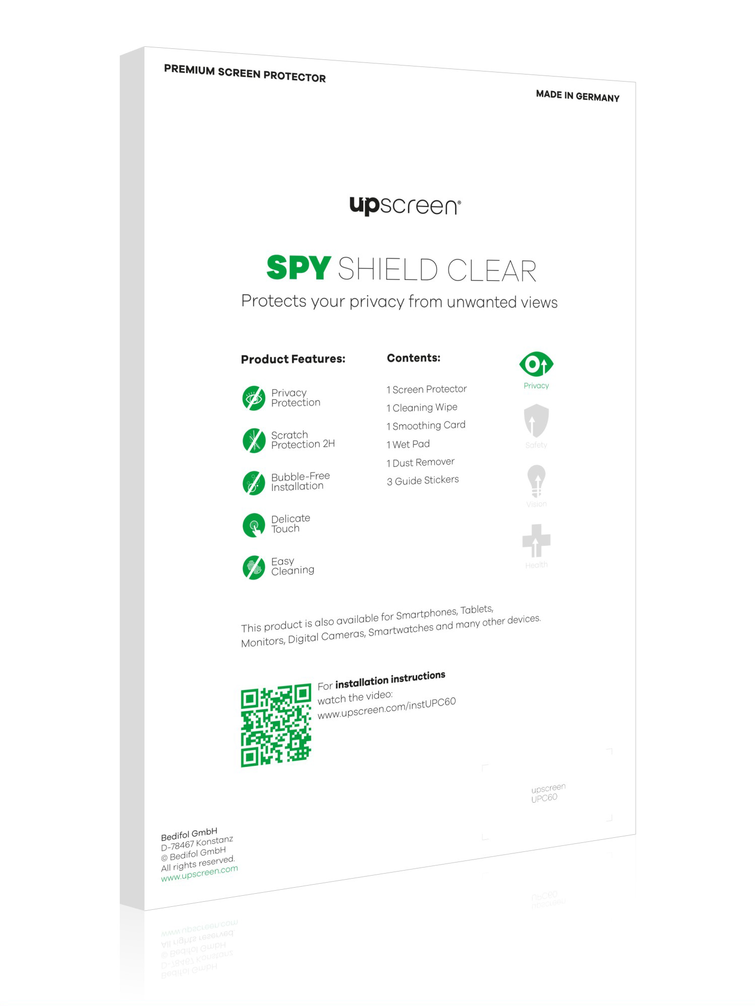 Anti-Spy Schutzfolie(für 10 Plus 5G) Note Galaxy Samsung UPSCREEN