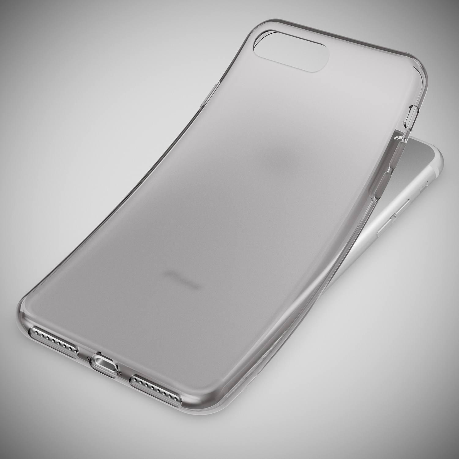 NALIA Silikon 8 iPhone 7 Hülle, Plus, Apple, Backcover, iPhone Transparent Plus