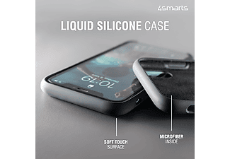 4SMARTS Liquid Silicone Case Cupertino for Samsung Galaxy S21 5G black, Backcover, Samsung, Galaxy S21 5G, Nicht verfügbar