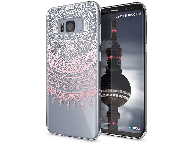 NALIA Motiv Mehrfarbig S8, Silikon Backcover, Galaxy Samsung, Hülle