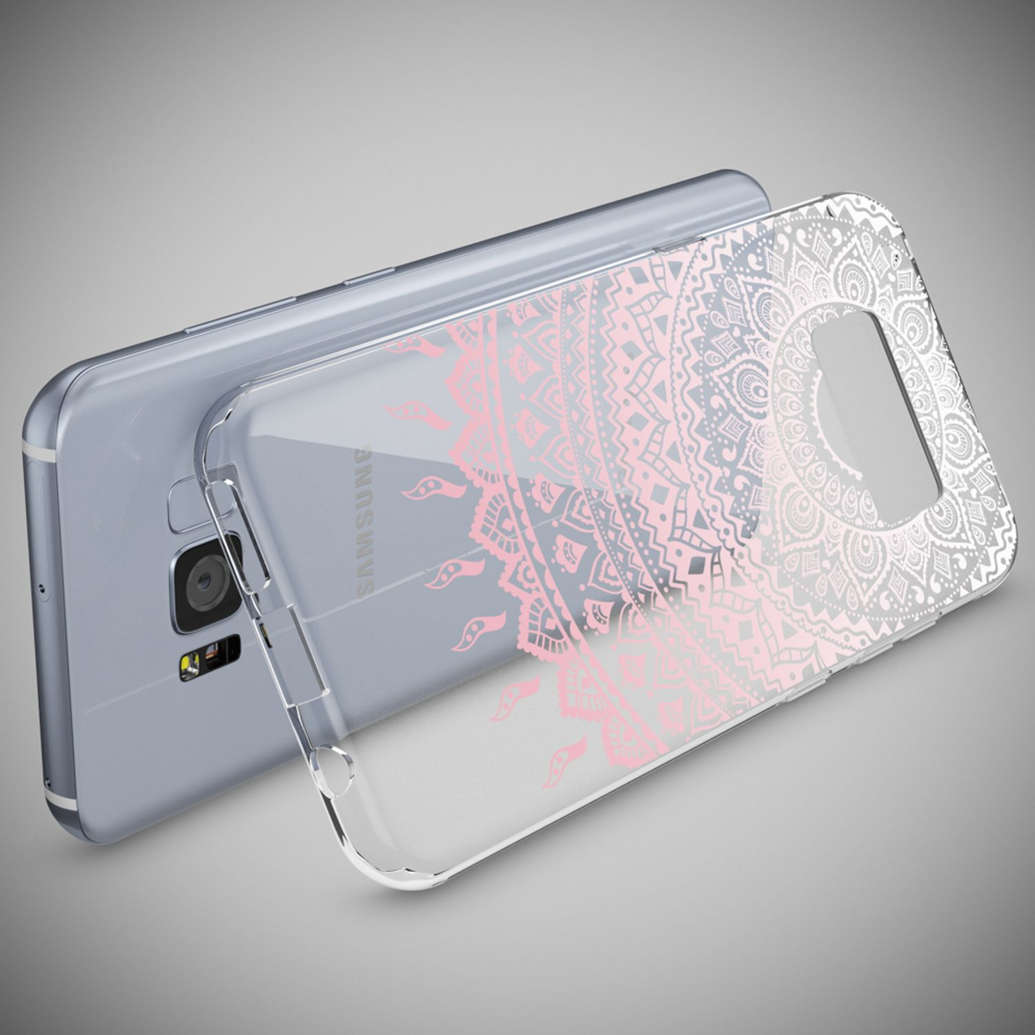 NALIA Motiv Silikon S8, Mehrfarbig Galaxy Backcover, Hülle, Samsung