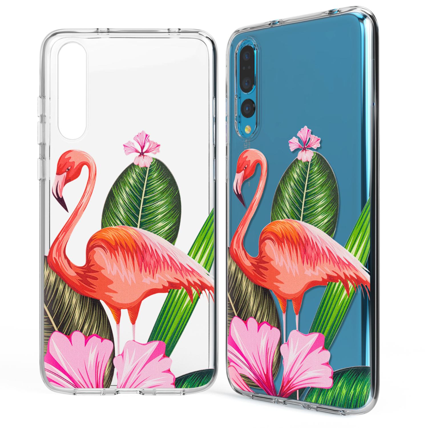 Motiv Backcover, Huawei, Pro, Mehrfarbig NALIA Hülle, Silikon P20