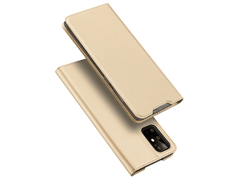 Tasche, (SM-908B), Galaxy DUCIS DUX Samsung, S22 Bookcover, Gold Buch Ultra