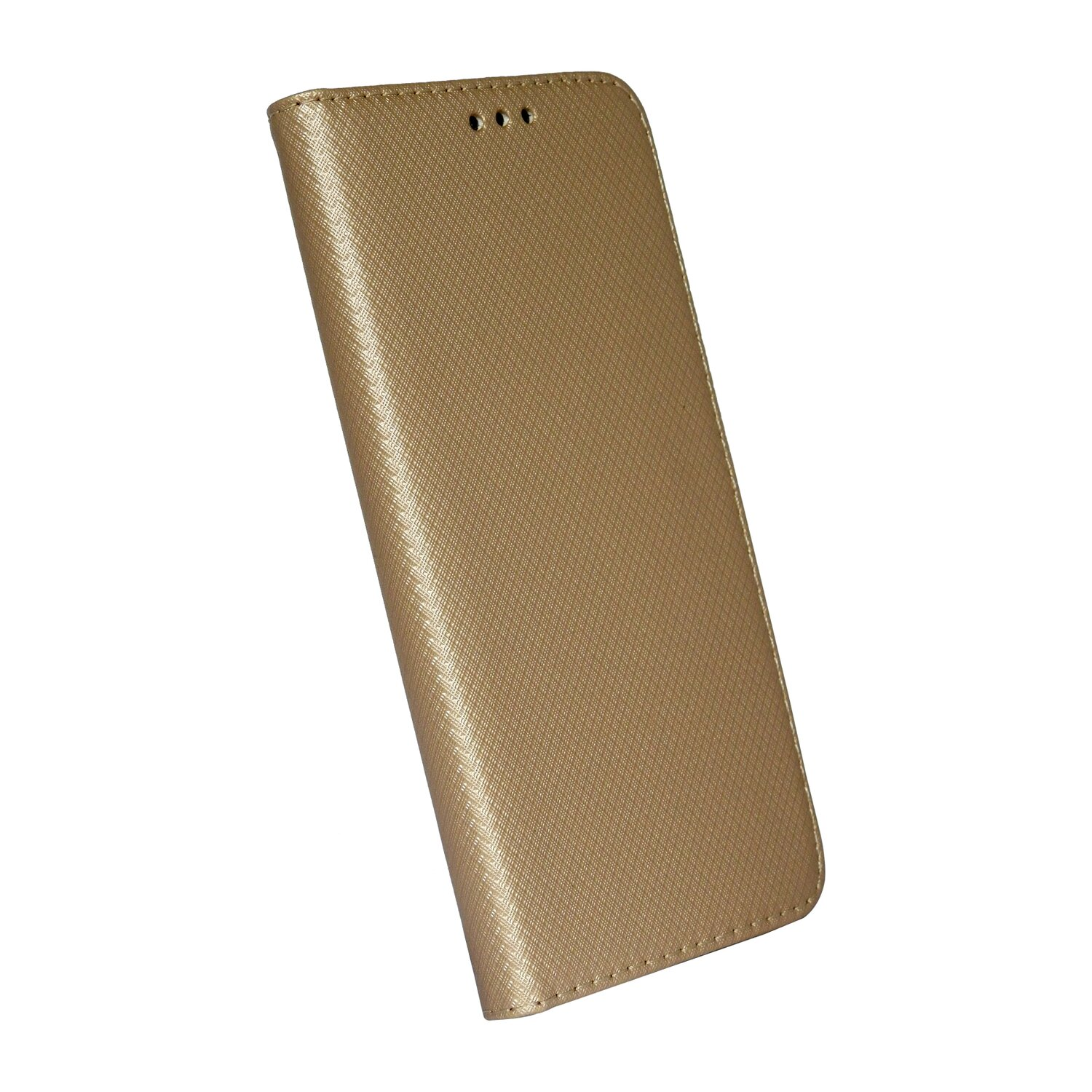 Hülle, COFI Galaxy S21 Bookcover, Samsung, Gold Smart FE,