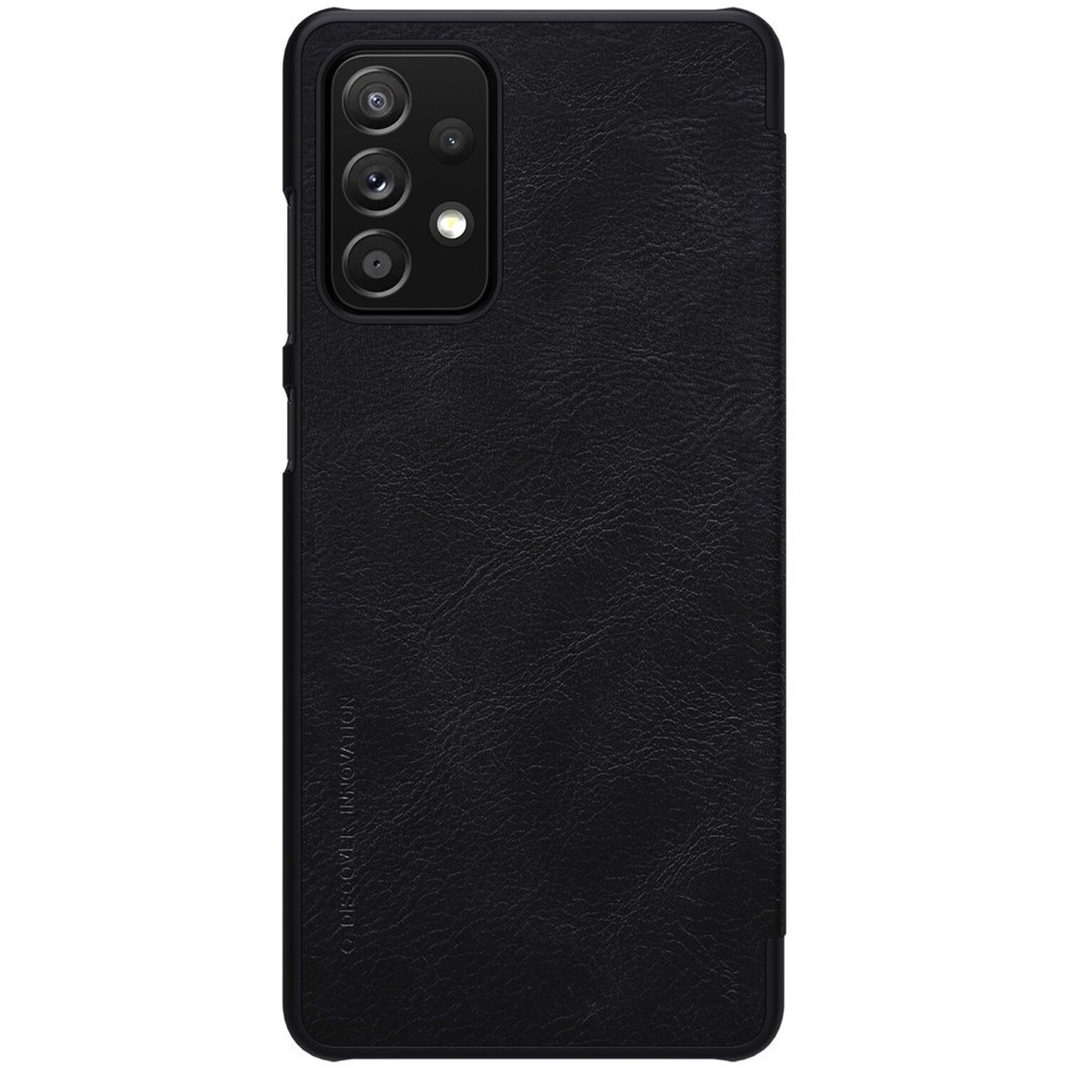 Echt Samsung, Bookcover, 4G, Schwarz A72 Galaxy Leder COFI Case,