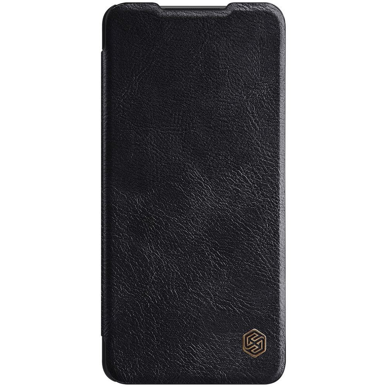 COFI Echt Leder Case, Bookcover, A72 Galaxy Samsung, Schwarz 4G