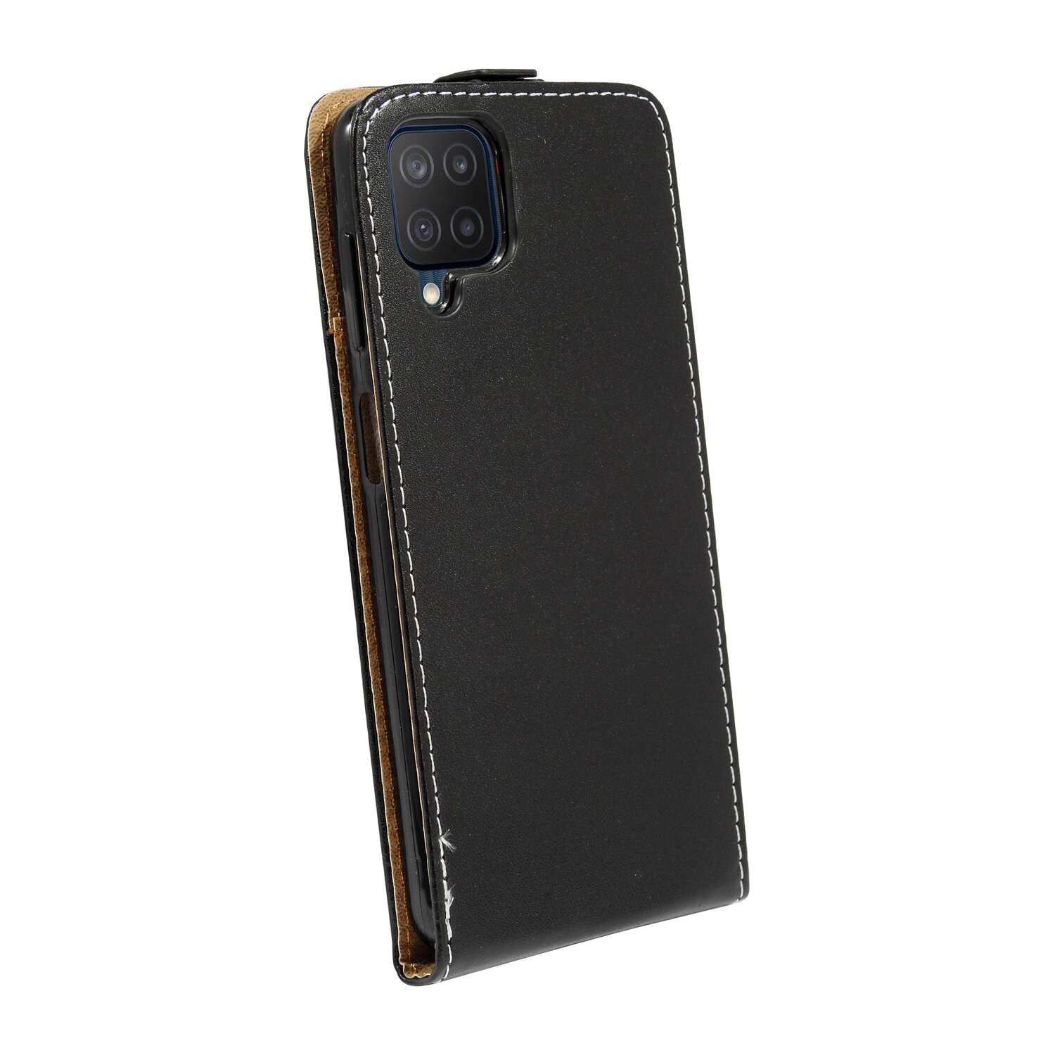 COFI Case, Flip Schwarz Samsung, Cover, M12, Galaxy