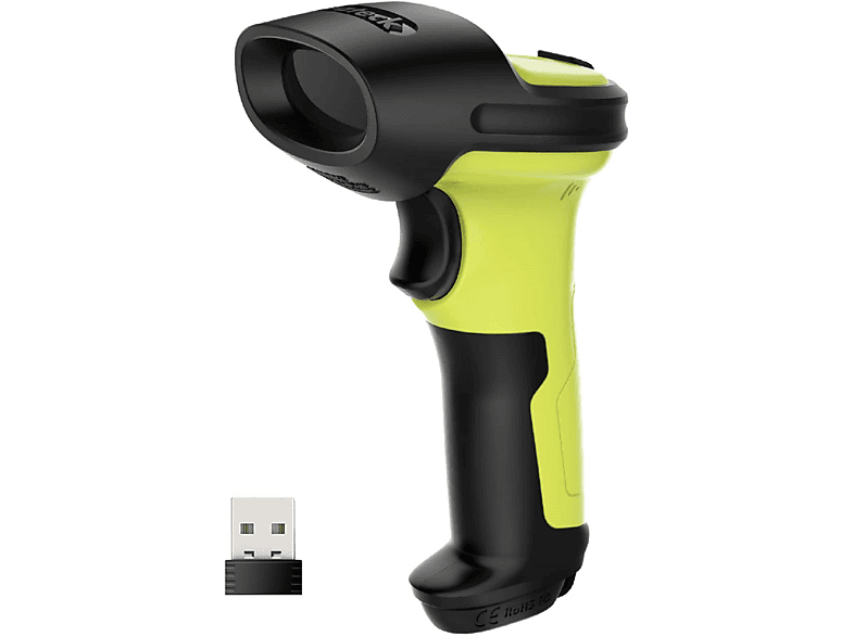 INATECK Barcode Scanner Wireless 2.4 GHz, 35 m Reichweite, schnelles Scannen, 15 Tagen ...