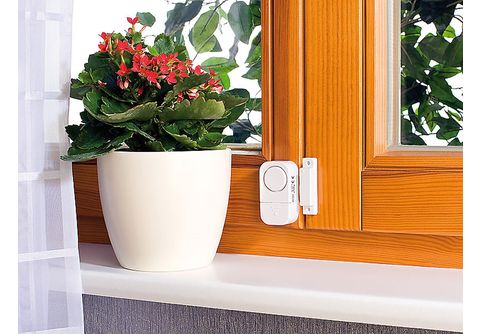 Tür- / Fenster Alarm Einbruchschutz + Taschenlampe