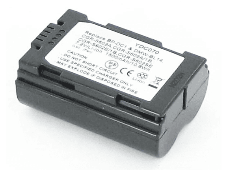 AGI Akku kompatibel mit Leica BP-DC1E Li-Ion Digitalkameraakku, Li-Ion, 7.2 Volt, 1700 mAh