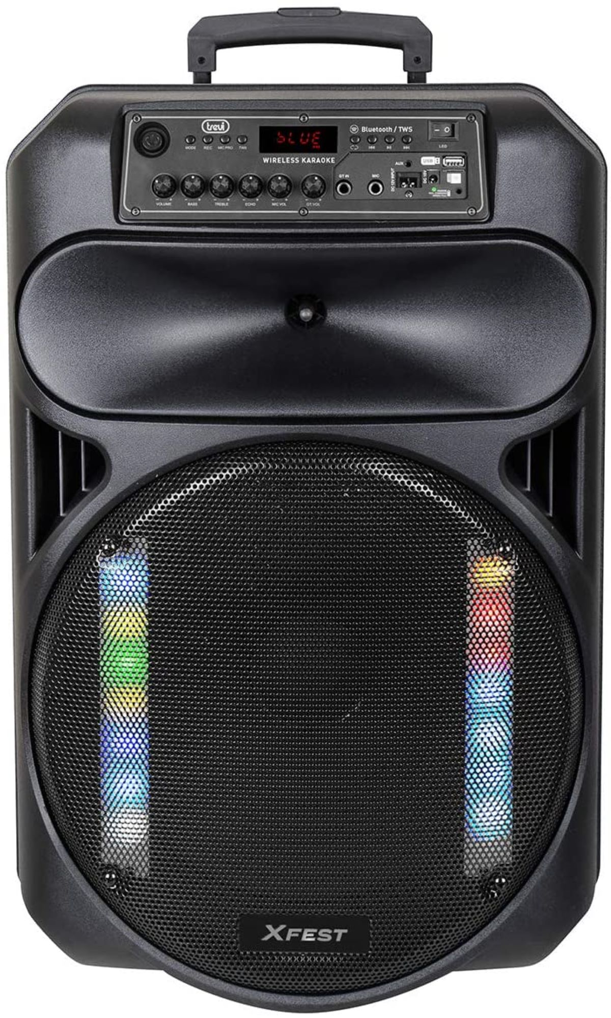 TREVI XFest Anlage 120W Karaokebox, schwarz
