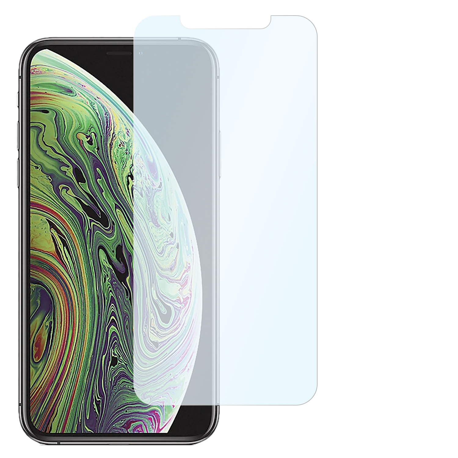 iPhone Apple iPhone Tempered Max Panzerglasfolie Pro SLABO Displayschutz(für XS | Max) Glass 11