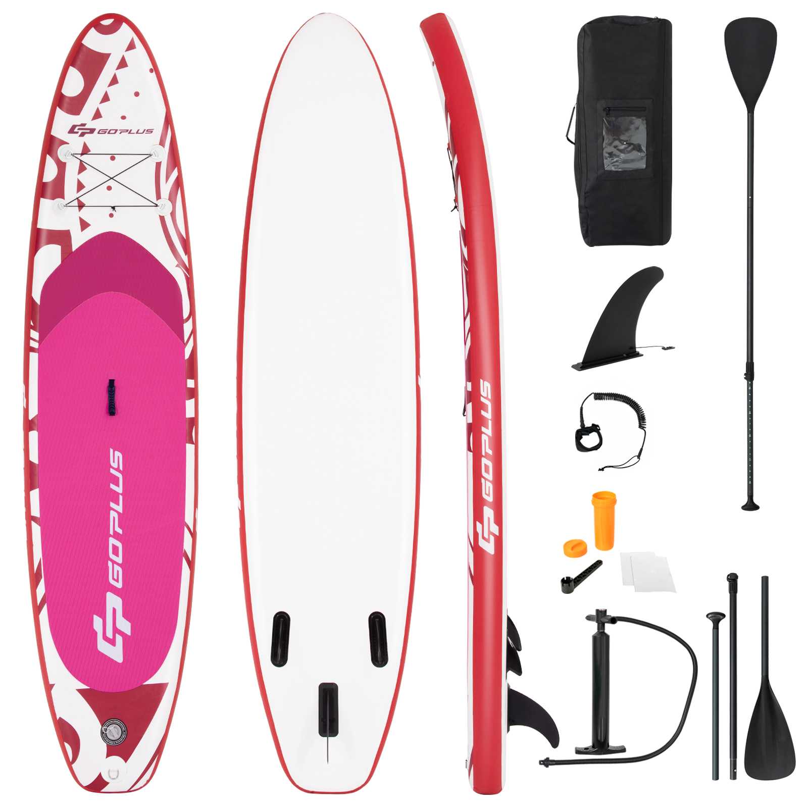 COSTWAY SUP Board Stand Up Rosa Paddle