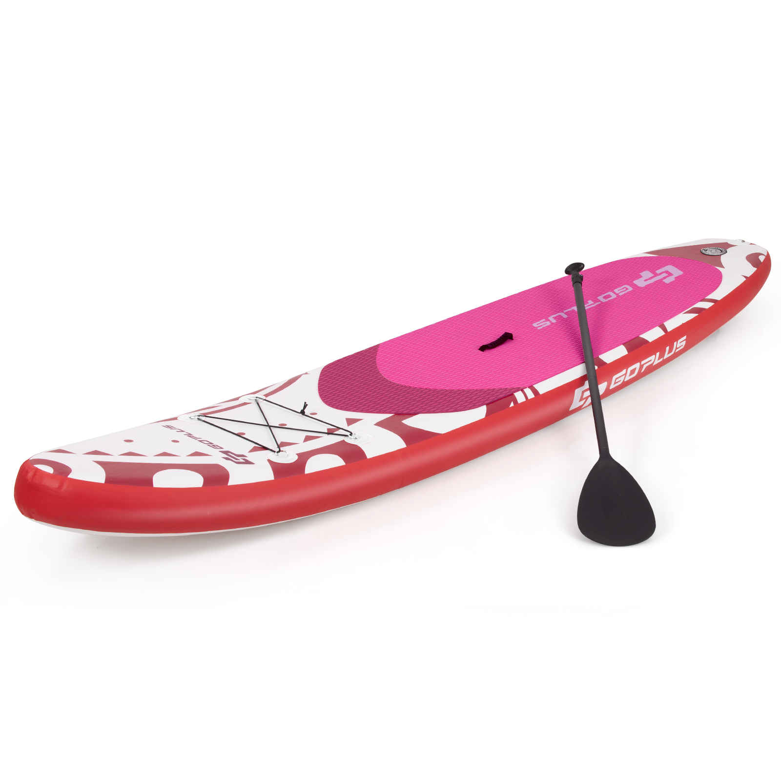 COSTWAY SUP Paddle, Stand Rosa Board Up